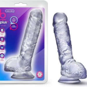 soft-realistic-transparent-dildo-with-powerful-suction-cups