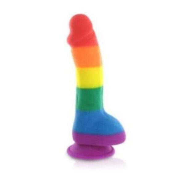 Rainbow Pure Love Silicone Dildo