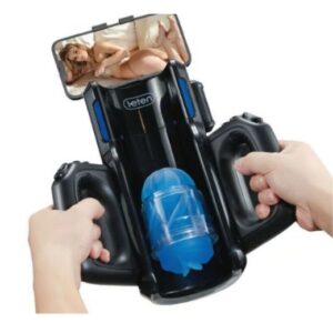 Hands Free Pocket Pussy with 12cm Blowjob Machine