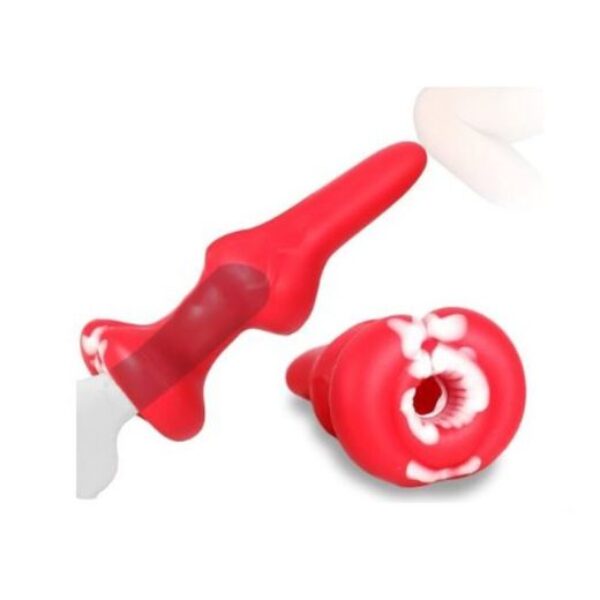 Male Masturbator Adult Silicone Anal Plug Dildo