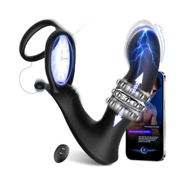 Flapping Thrusting Prostate Massager Anal Plug Toy In Pakistan