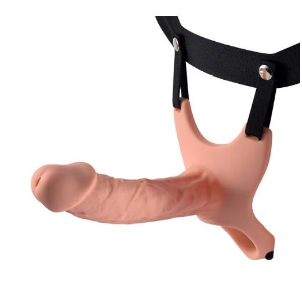 Sleeve Male Vibrator 5-in-1 Strap on Hollow Dildo In Pakistan