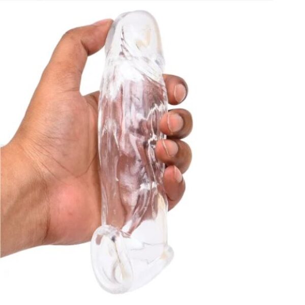 Jumbo Crystal Reusable Silicon Condom For Men