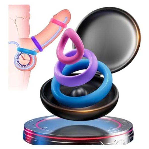 Male Silicone Ring Toys for Couples for Men