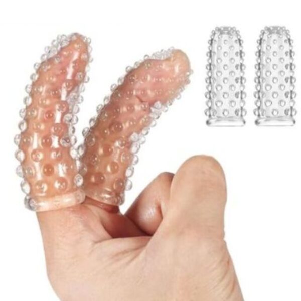 2 Pcs Finger Sleeves Women Couple Friends