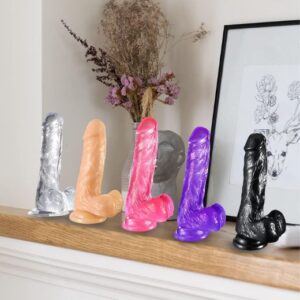 Pink Realistic Flesh Suction Cup Dildo In Pakistan | Darazcod.com