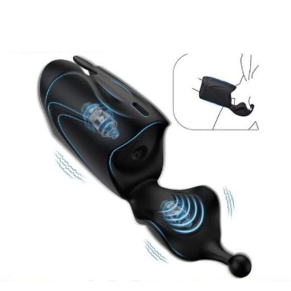 Bedtime Bullet 10 Function Vibrating Cock Ring Set