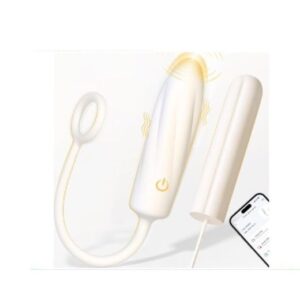 2-in-1 Tampon-Shaped Wearable Bullet Vibrator