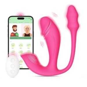 Vibrator Dildo and Anal Plug 3 in 1