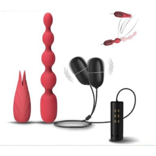 3-in-1 Double Eggs Bullet Vibrator