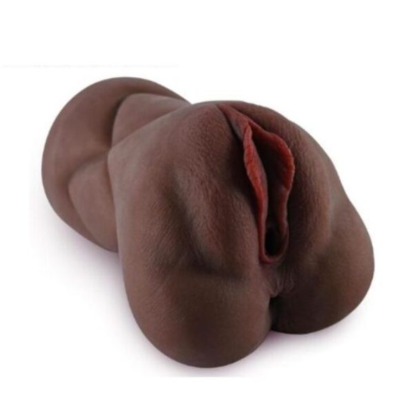 Black Realistic Pocket Pussies Male Masturbator