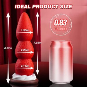 8-strawberry-fantasy-knot-dildo