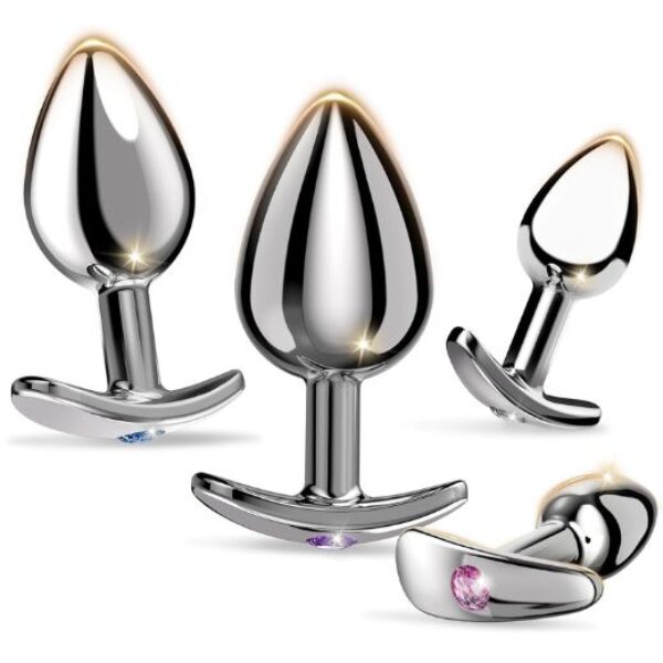 4 Piece Set Sex Toys with Crystal Hook