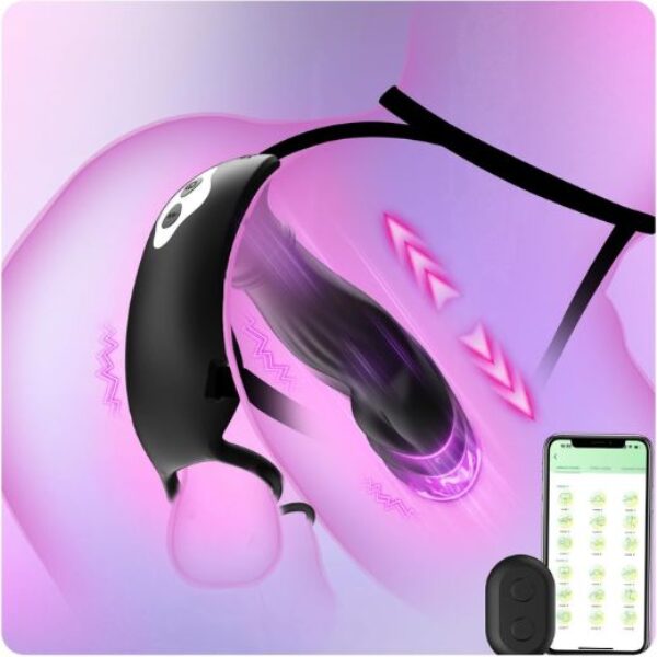 Wearable Thrusting Prostate Massager Anal Vibrator