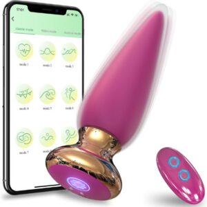 Remote Control Anal Butt Vibrator