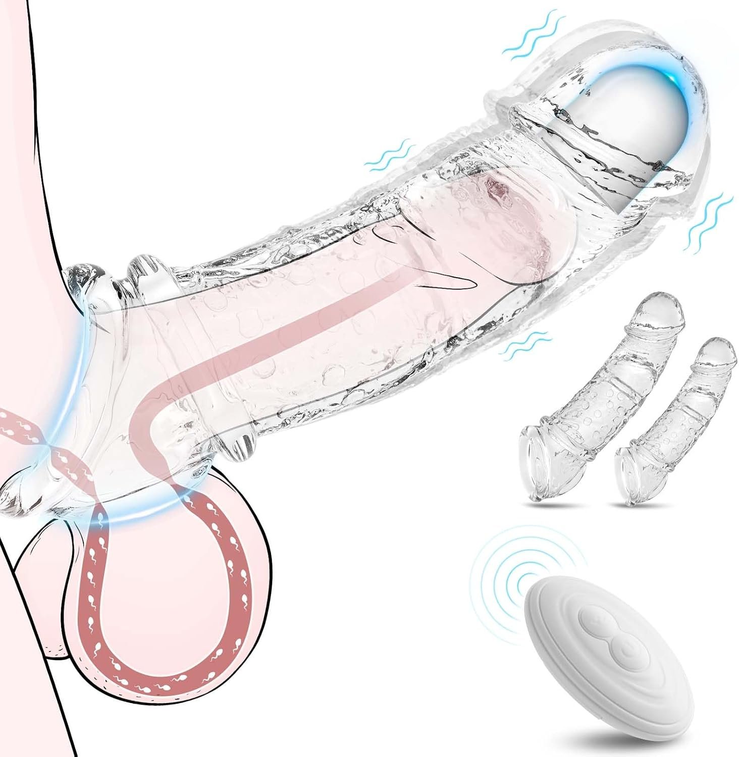 Vibrating Penis Sleeve for Couples