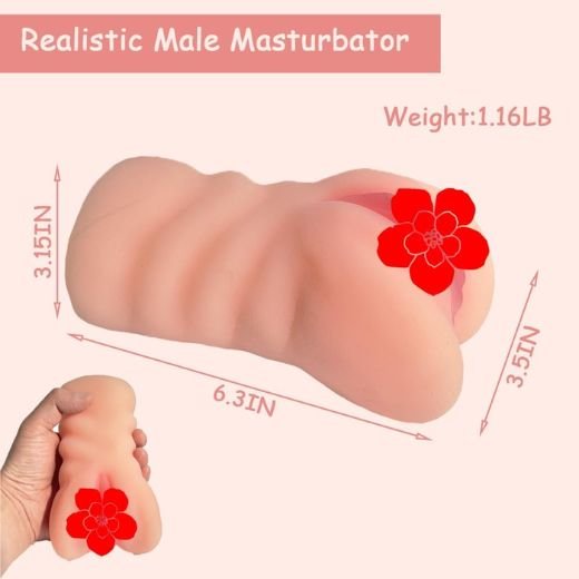 Realistic Small Male Masturbator Stroker
