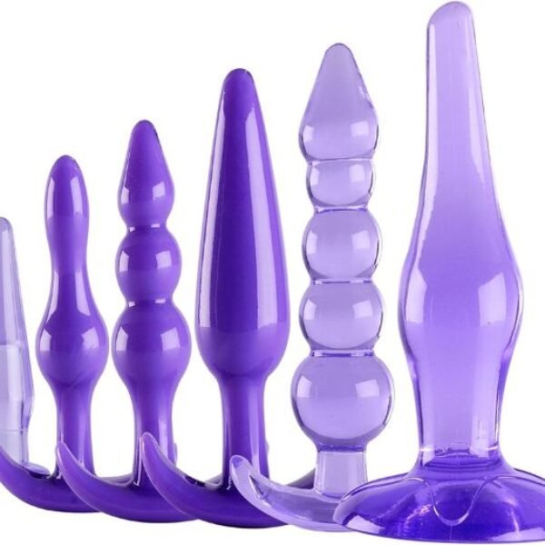 6PCS Anal Trainer Kit Butt Plugs