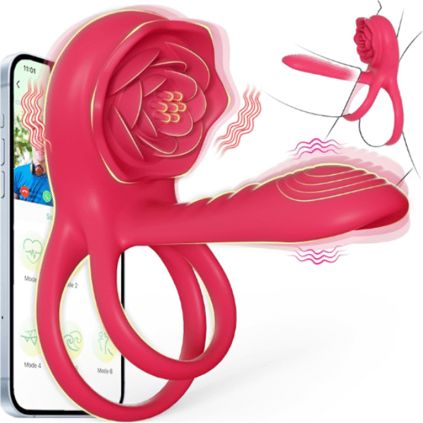 Penis Ring Vibrator Couples Adult Sex Toys