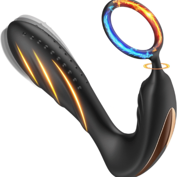 Vibrating Prostate Massager with Cock Ring
