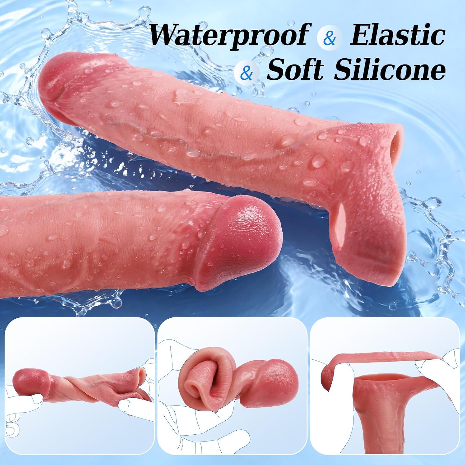 FYSHAVO Realistic Penis Sleeve