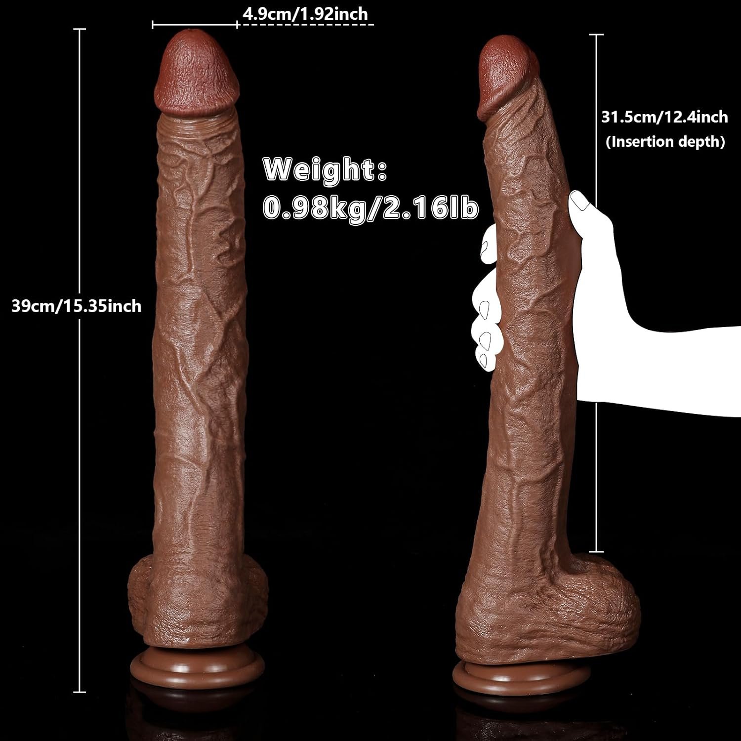 15 Inch Thrusting Dildo