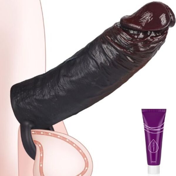 Realistic Penis Sleeve Extension for Men