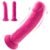 Realistic Pink Dildo Vibrator Sex Toys