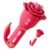 Rose Sex Toy Thrusting Dildo Vibrator