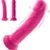 Realistic Pink Dildo G Spot Clit Vibrator