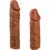 2 Pcs Reusable Penis Sleeve Extender Ultra