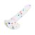 6.5 Inch Confetti Clear Silicone Dildo
